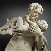i borghese e l antico bacco fanciullo in braccio al vecchio sileno copia da lisippo