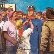samuil adlivankin uno dei nostri eroi lavoratore d assalto 1930 mosca