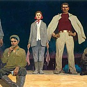 viktor popkov costruttori edili di bratsk 1960 mosca
