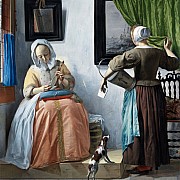 gabriel metsu donna che legge una lettera 1664 1666 ca