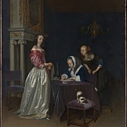 gerard ter borch curiosita 1660 1662 ca