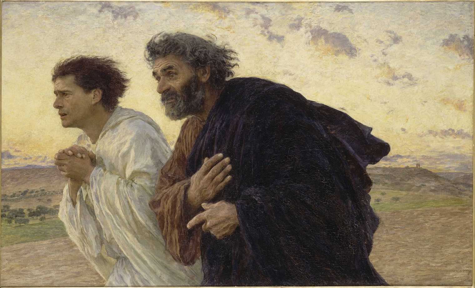 Pietro e Giovanni corrono al sepolcro allʹalba, 1898