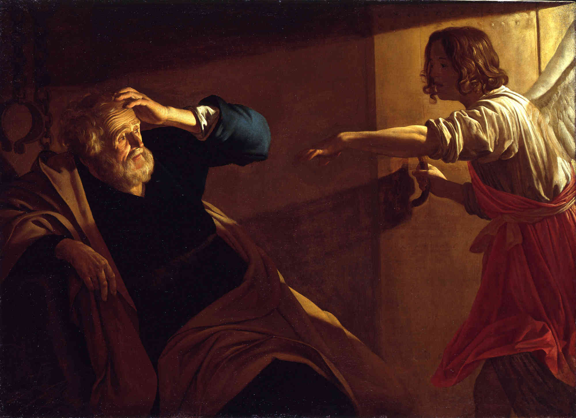 L’angelo libera Pietro dal carcere, 1630 circa