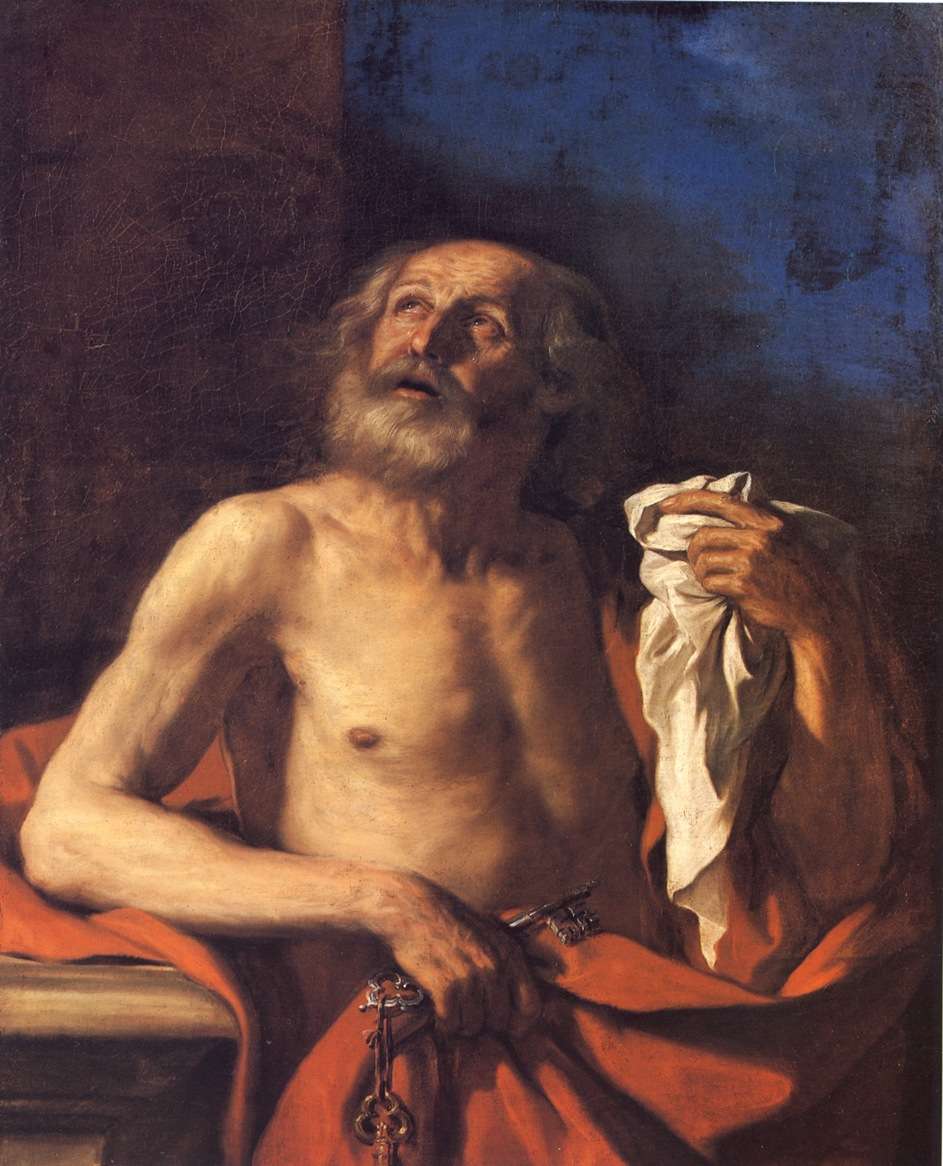 Giovan Francesco Barbieri, detto il Guercino - Le lacrime di Pietro, 1650 circa