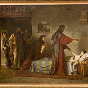 vasily polenov gesu resuscita la figlia di giairo 1871 circa rifilato