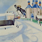 marc chagall over vitebsk 1922