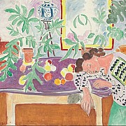 henri matisse natura morta con donna addormentata 1940