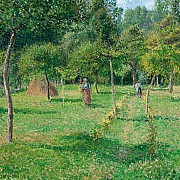 camille pissarro la verger a eragny 1896 1000px