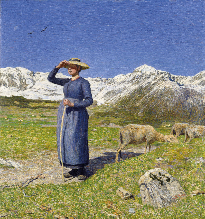 Mezzogiorno sulle alpi meriggio o giornata di vento, 1891