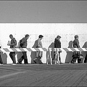 all lined up atlantic city board walk c bruce martin