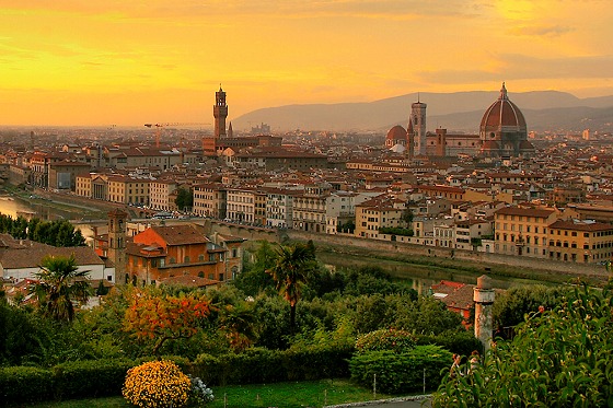 Tramonto a Firenze