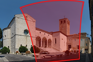 Fotografia combinata del Duomo di Osimo