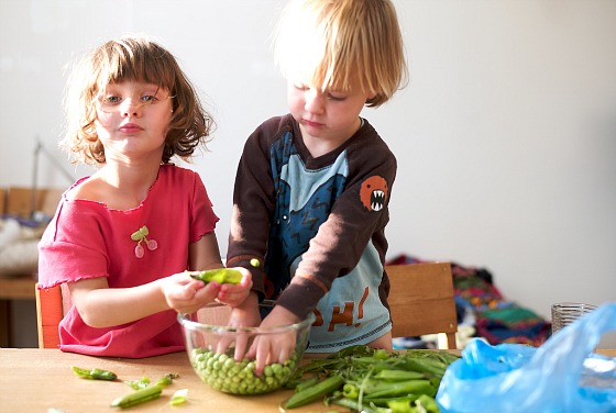 Coinvolgere i bambini in cucina